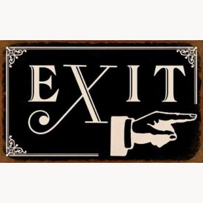 Sign - Exit