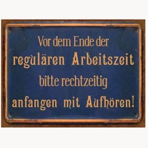 Sign, German