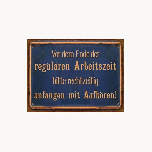 Sign, German
