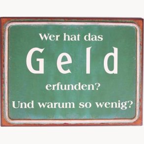 Sign - Wer hat das Geld erfunden
