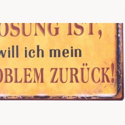 Skilt - Wenn das die l"sung ist...