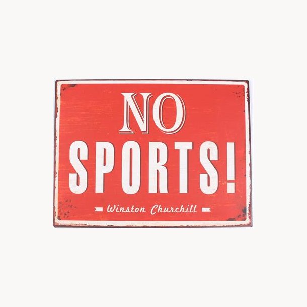 Sign - No sports