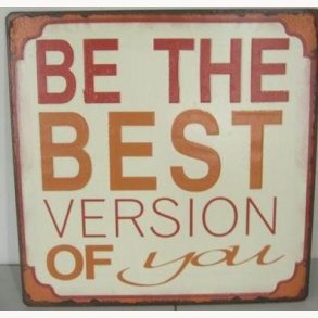 Sign, 2D - Be the best