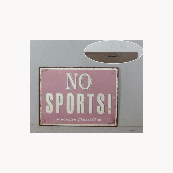 Sign - No sports
