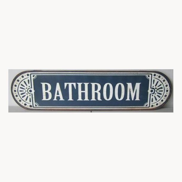 Sign - Bathroom