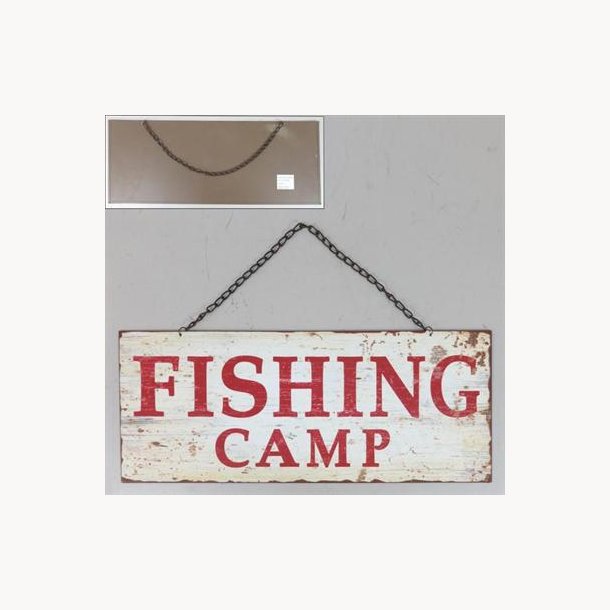 Sign - fishing camp