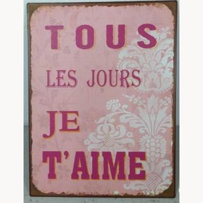 Sign, French