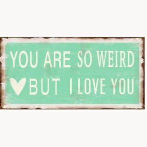 Magnet - You are so weird, but i love you