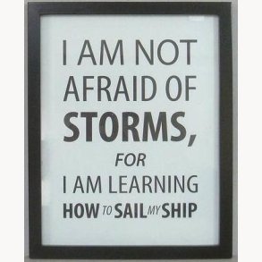 Picture with frame - Storms