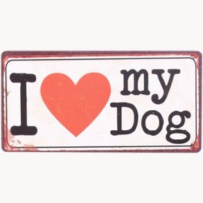 Magnet - I love my dog