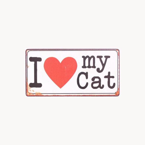 Magnet - I love my cat