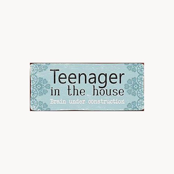 Skilt - Teenager in the house