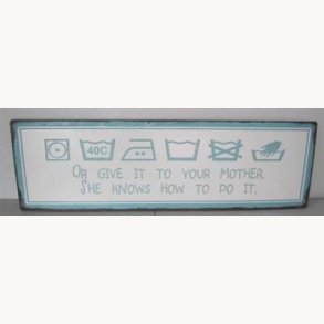 Sign, 2D - laundry*