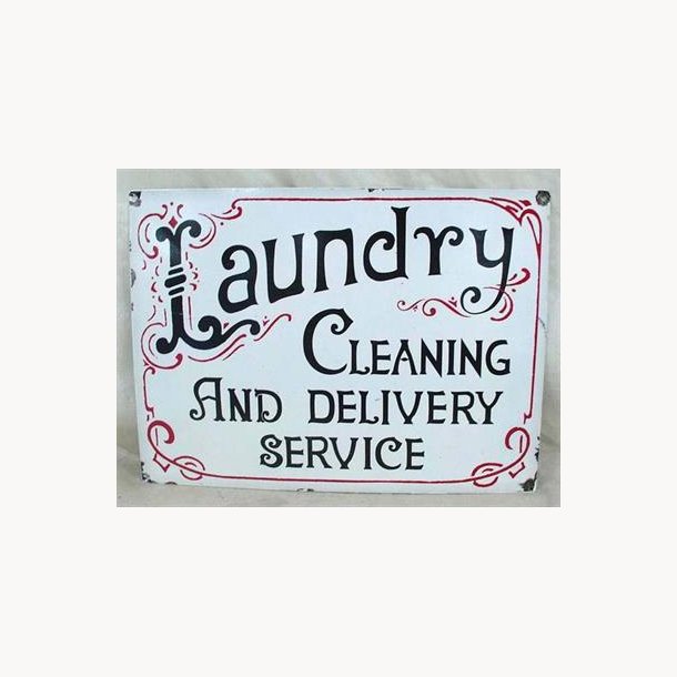 Sign, 2D - Laundry