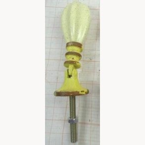 Knob, ceramic - Yellow