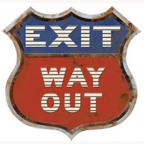 Sign - Exit