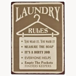Sign, 2D - Laundry