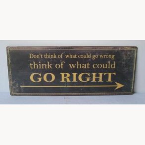 Skilt, 2D - Go Right