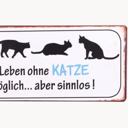 Skilt - Katze