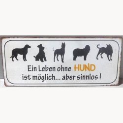 Skilt - Hund