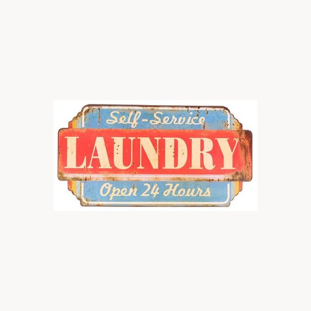 Sign, Laundry