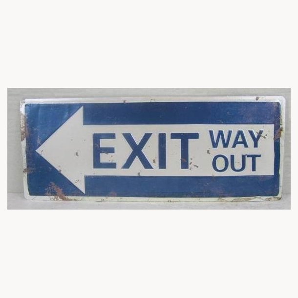 Skilt, 2D - Exit
