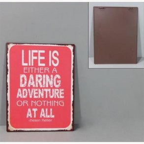 Skilt - Daring adventure