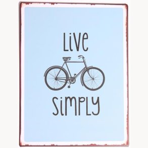 Sign - Live simply