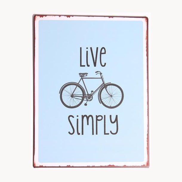 Sign - Live simply