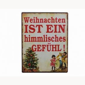 Sign - Weihnachten ist ein himmlisches gefühl !