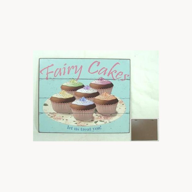 Skilt - Fairy cakes