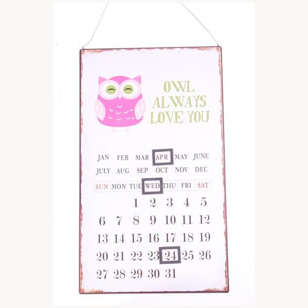 Calendar - Owl always love you