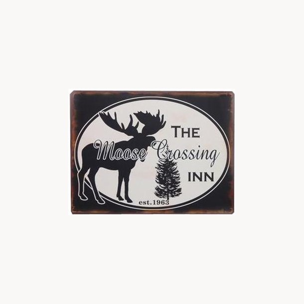 Skilt - The moose crossing inn