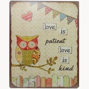 Sign - Love is patient, love is kind