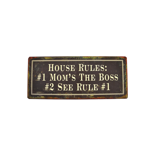 Sign - House rules