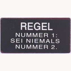 Magnet - Regel nummer 1: