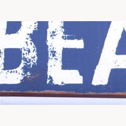 Skilt - Living the dream at the beach