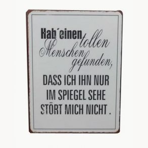 Sign - Hab' einen tollen menschen gefunden...