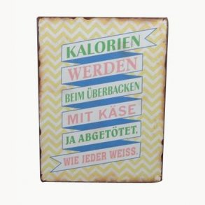 Sign - Kalorien werden
