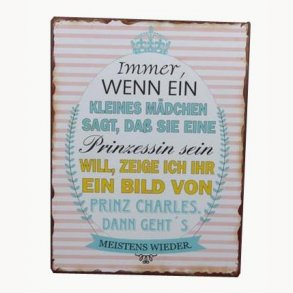 Sign - Immer, wenn ein kleines mädchen sagt...