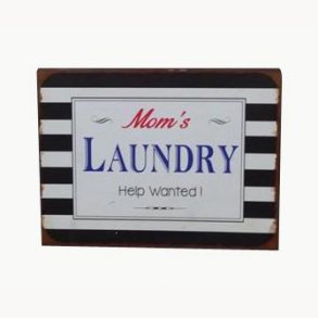 Sign - Mom's laundry, help wanted