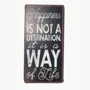 Magnet - Happiness is not destination...