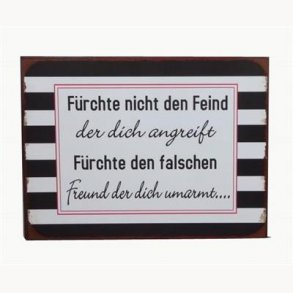 Sign - Fürchte nicht den feind...