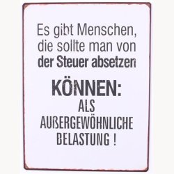 Skilt - Es gibt menschen die sollte man von...