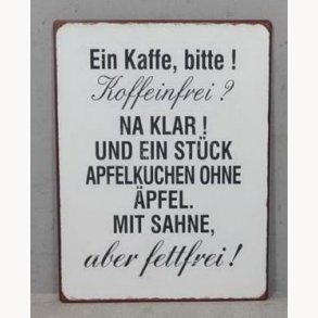 Sign - Ein kaffe, bitte !