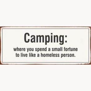 Sign - Camping: