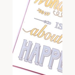 Skilt - Always believe that something...