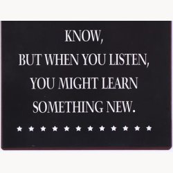 Skilt - When you talk...