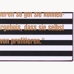 Skilt - kluge egoisten denken an andere...