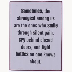 Skilt - Sometimes the strongest...